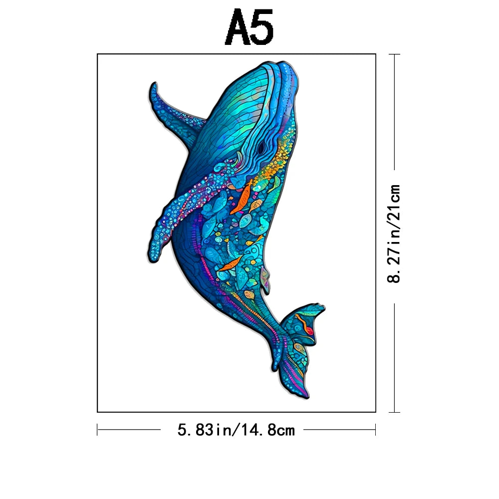 Adult Advanced Plywood Puzzle, Unique Animal Shapes