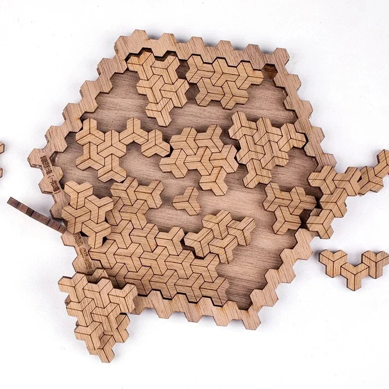 Impossible Wooden Jigsaw Puzzles For Adults; Brain-teasers