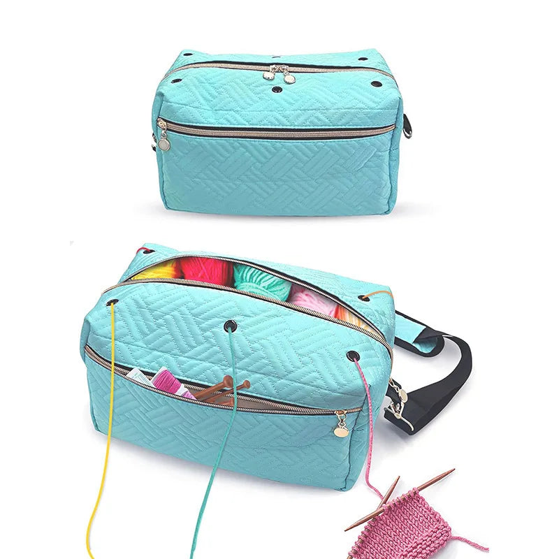 Yarn Storage Bag, Multi-Pocket