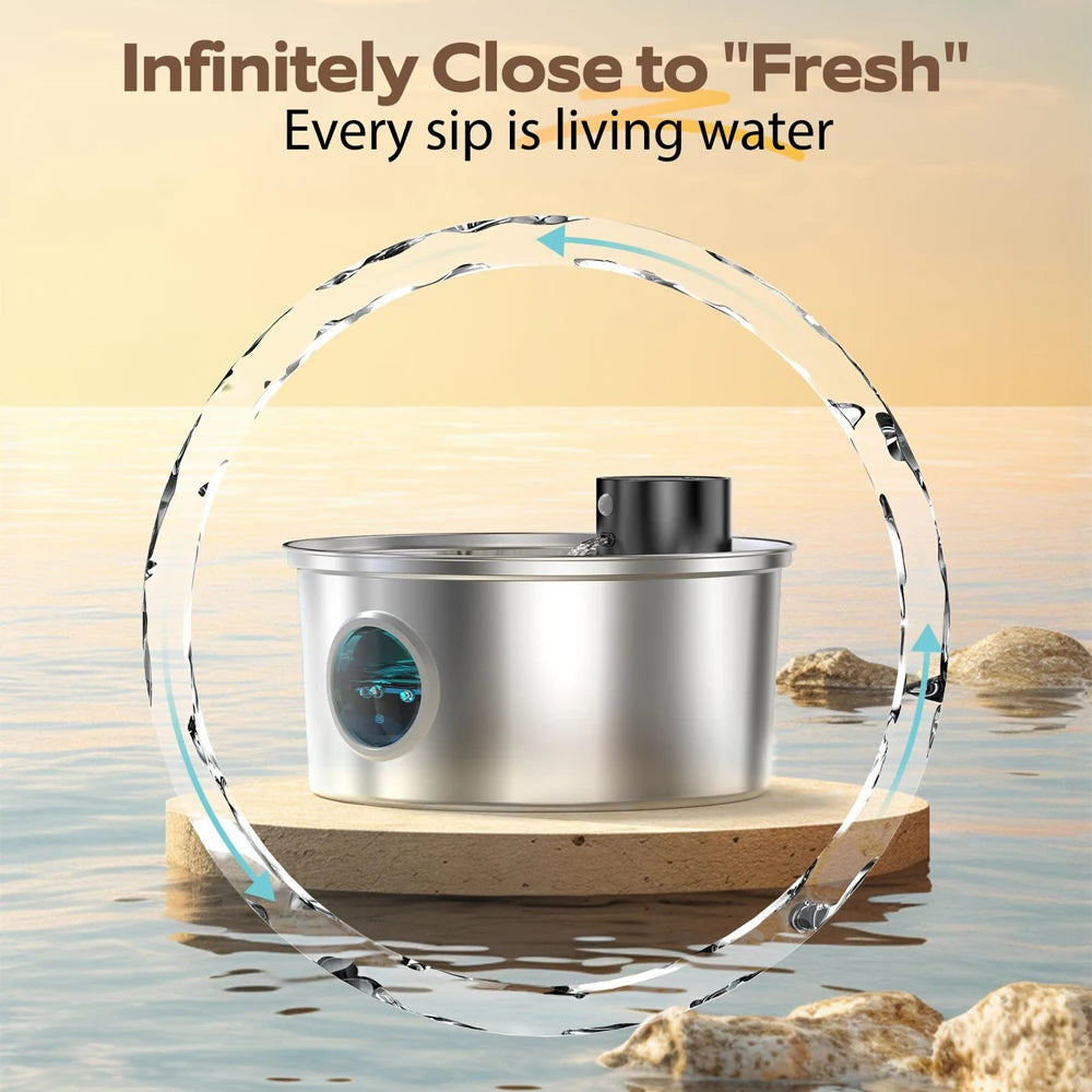 3.2L Dog/Cat Water Fountain, Auto Sensor