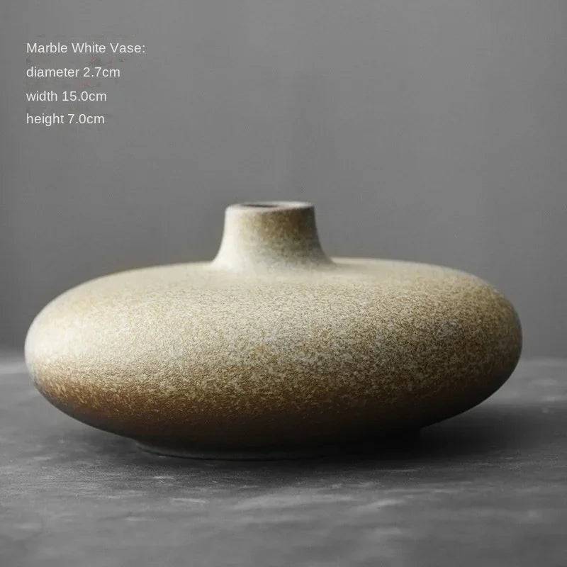 Japanese Style Antique Zen Ceramic Vase
