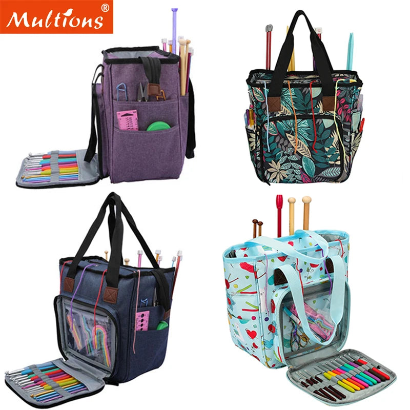 Knitting, Crochet, Sewing, Crafts Assorted Storage Bags