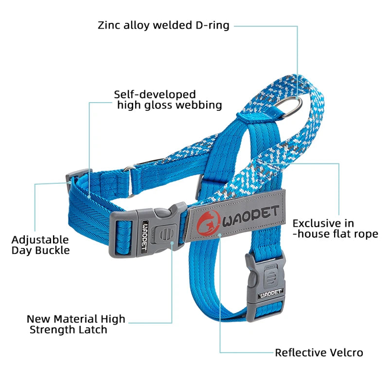 Chest Strap Nylon Harness, Adjustable
