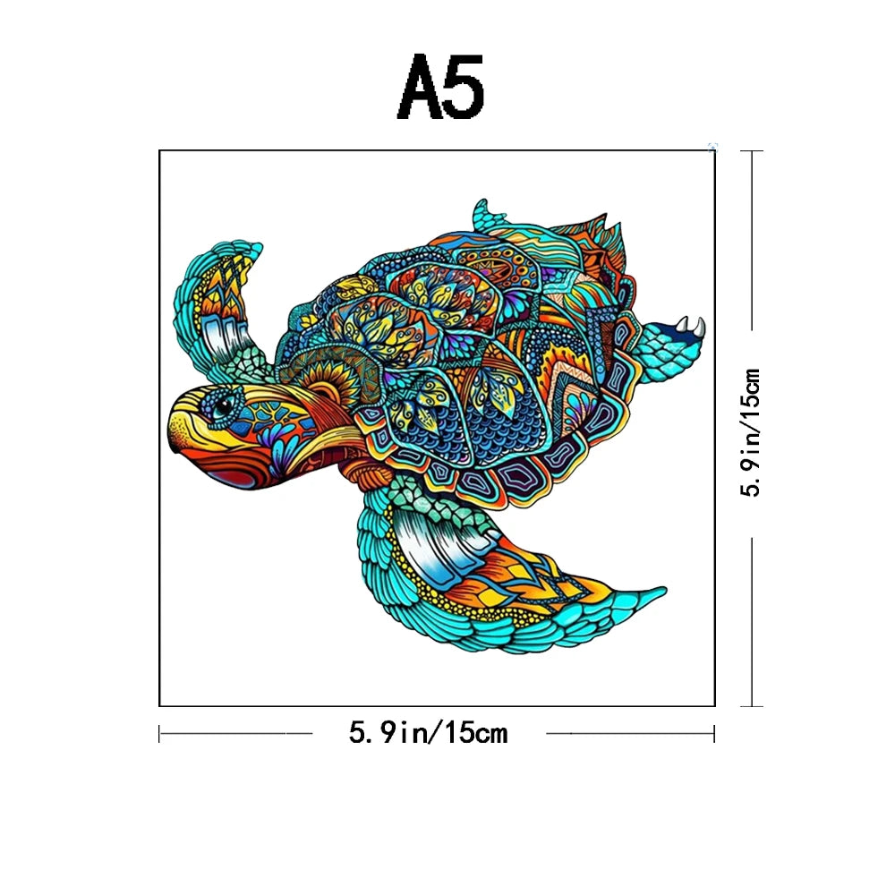 Adult Advanced Plywood Puzzle, Unique Animal Shapes