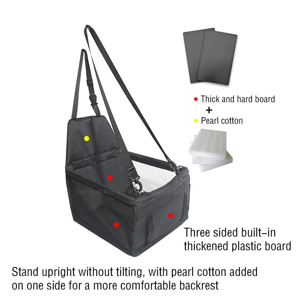 Deluxe Dog Safety Car Seat & Harness