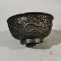 Chinese Bronze Nine Dragon Wealth Treasure Bowl