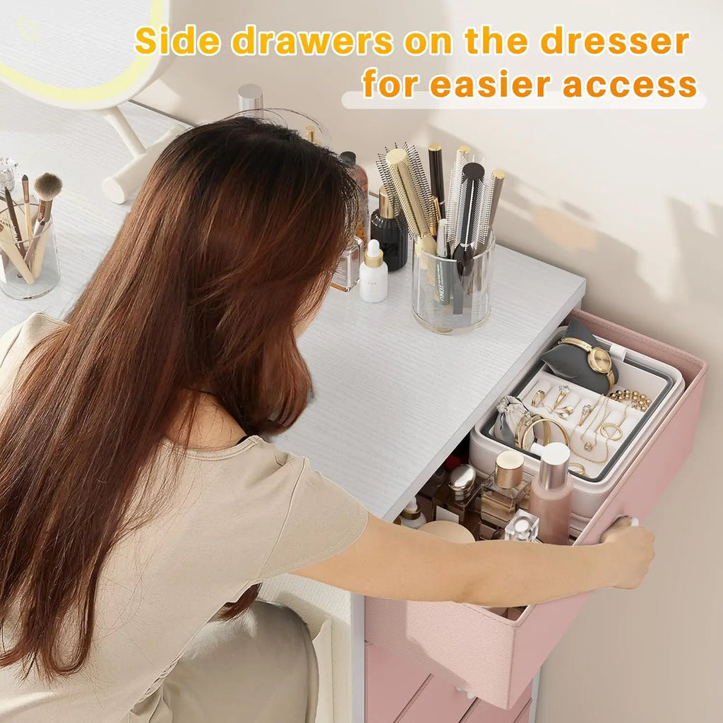 Dresser with 13 Fabric Drawers. Make This Perfect Anywhere in Your Home.