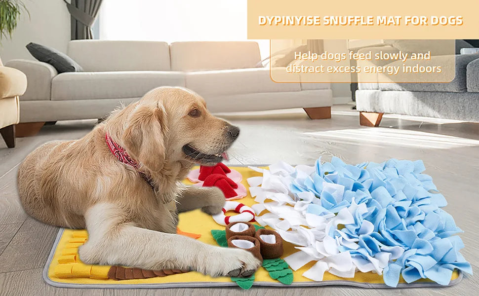 New Dog Sniffing Mat; Hidden Food Blanket