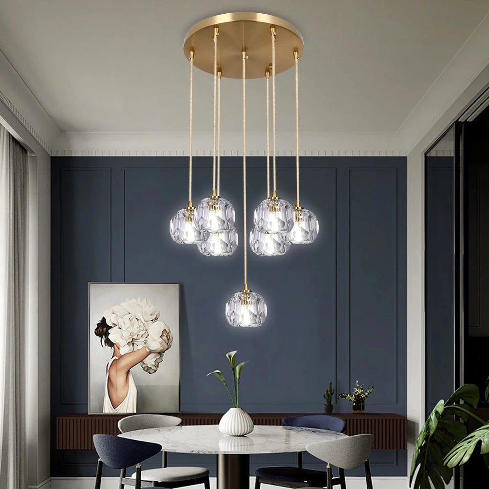 Crystal Pendant Lights; Customize Design Shapes,