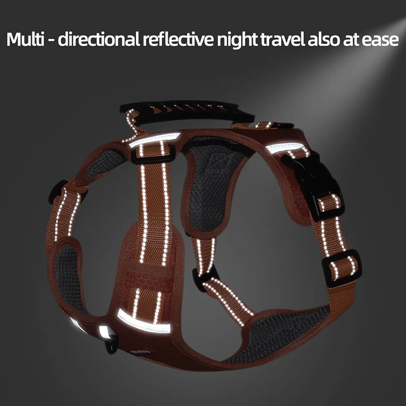 No-Pull, No-Choke, Adjustable Dog Harness Vest