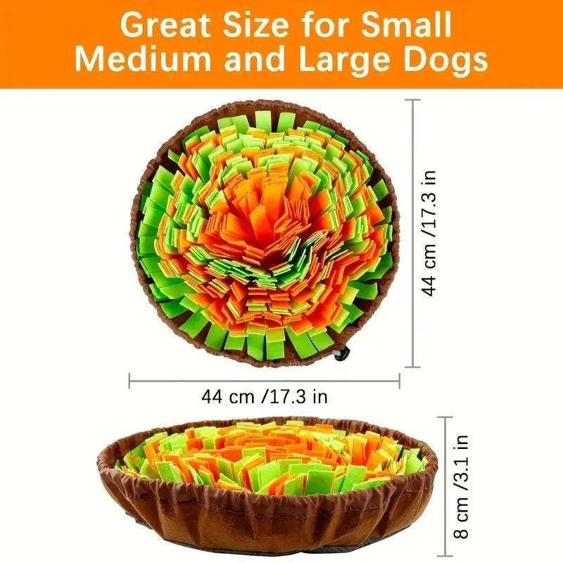Pet Sniffing Pad; Hide Food, Slows Eating