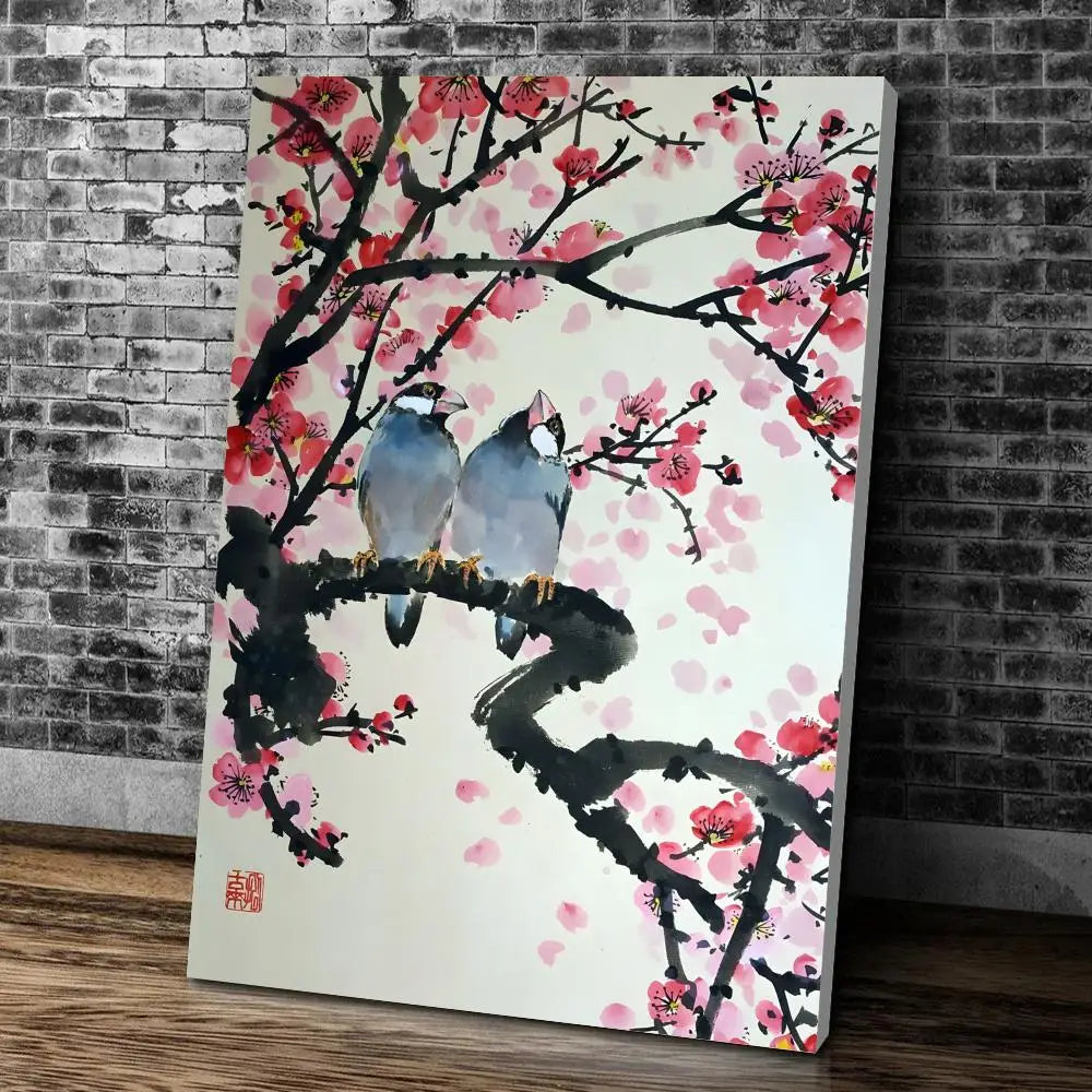 Chinese Style Calligraphy Painting on Canvas Prints