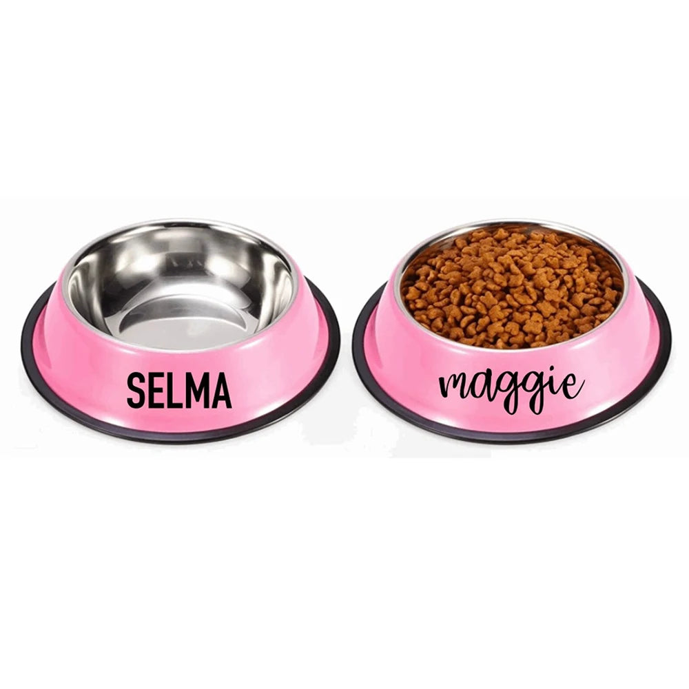 Personalized Pet Water & Food Bowl