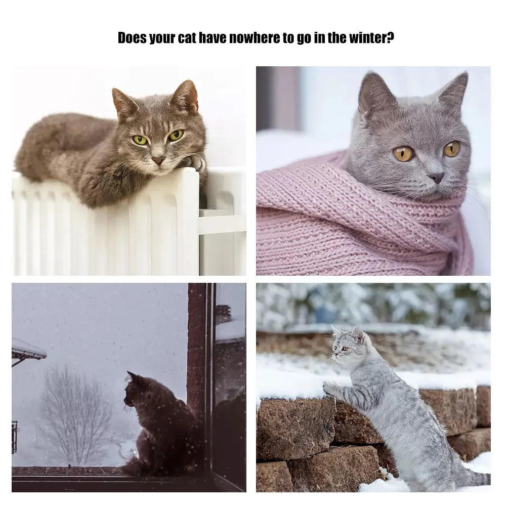 Radiator Hanging Cat Bed; Metal Frame