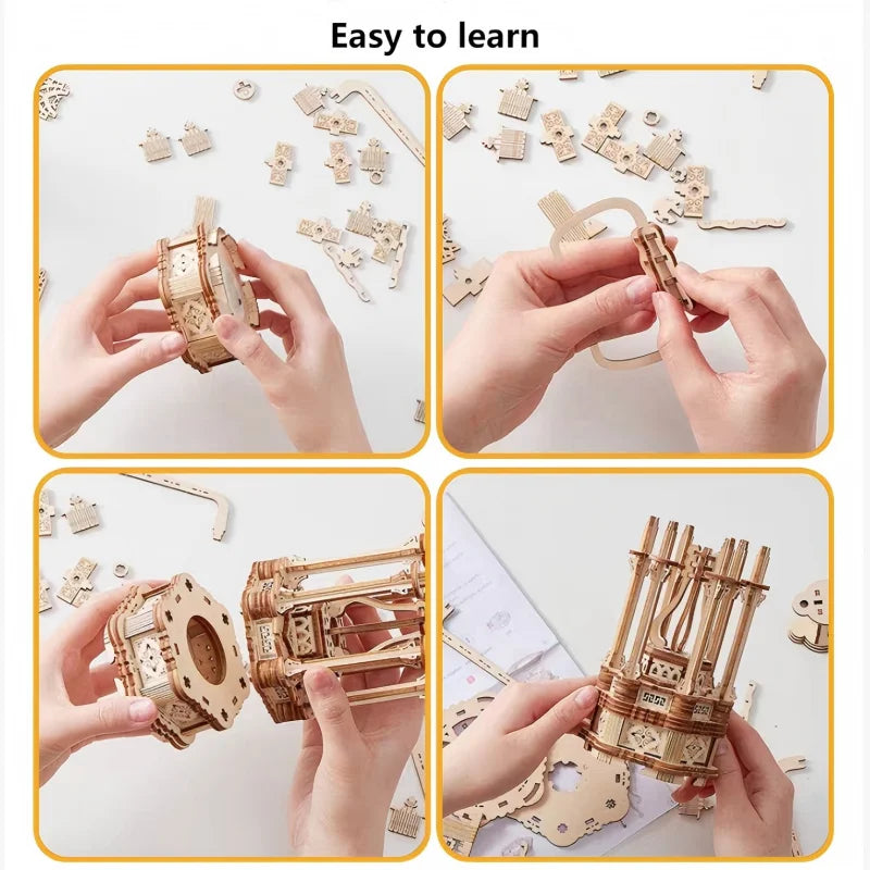 3D Puzzle Model Kit Motorcycle Dune Buggy