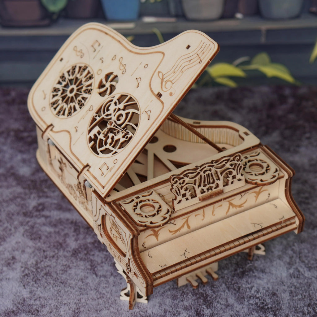 3D Wooden Puzzle for Adults Piano Model