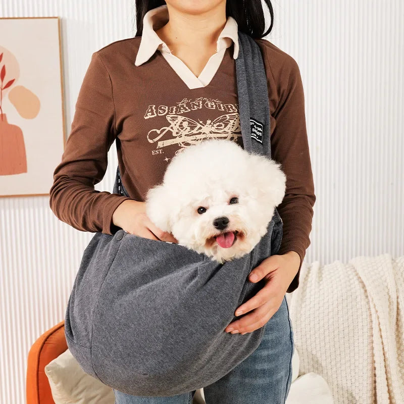 Crossbody Shoulder Bag Carrying Sling for Dogs