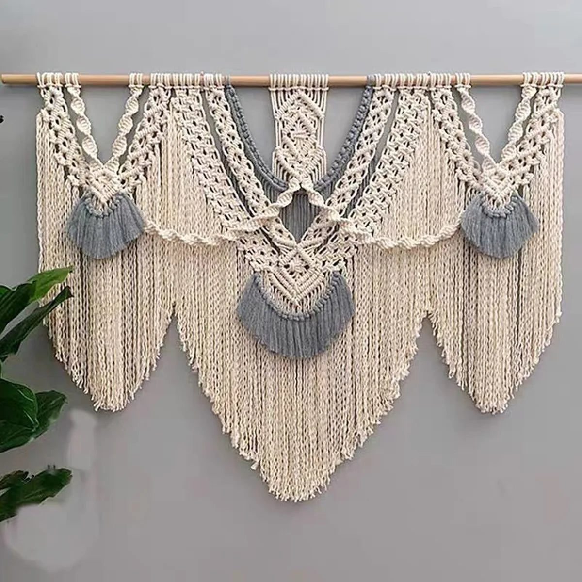 Boho Style Handmade Macrame Tapestry Wall Hanging