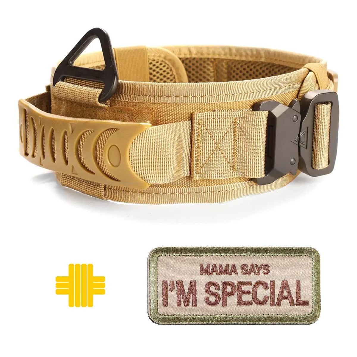 Military-Grade Tactical Dog Collar with Handle