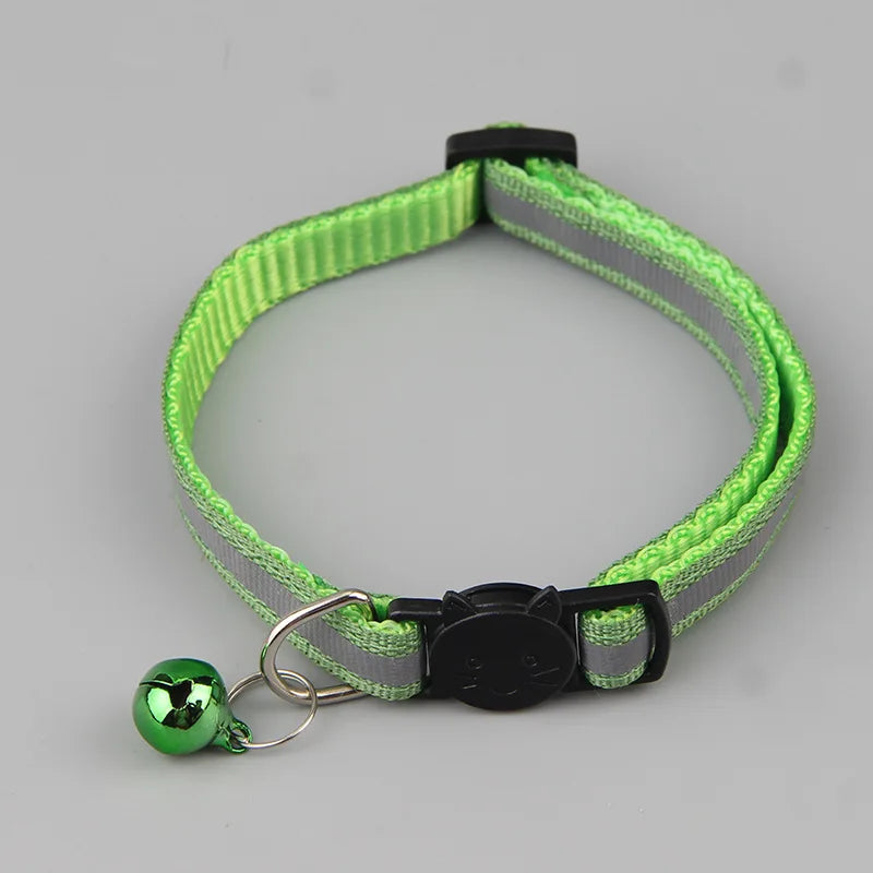 Reflective Cat Bell Collars, Adjustable