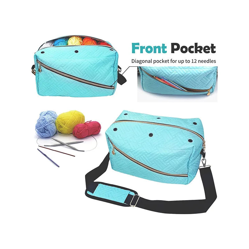 Yarn Storage Bag, Multi-Pocket