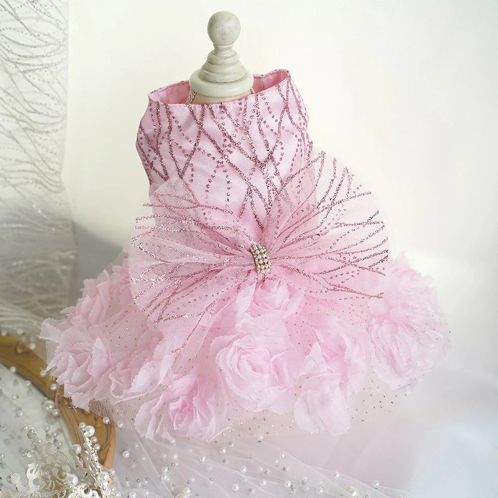 Luxury Designer Dog Bridal Dresses