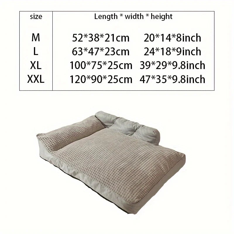 Sofa Style Pet Bed Removable, Washable Covers