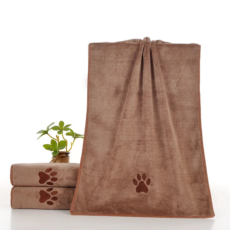 Microfiber Pet Bath Towel Super Soft Absorbent