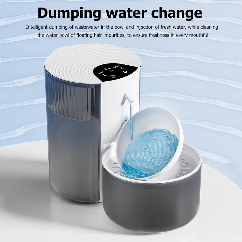Pet Water Dispenser, Wireless Water Dumping