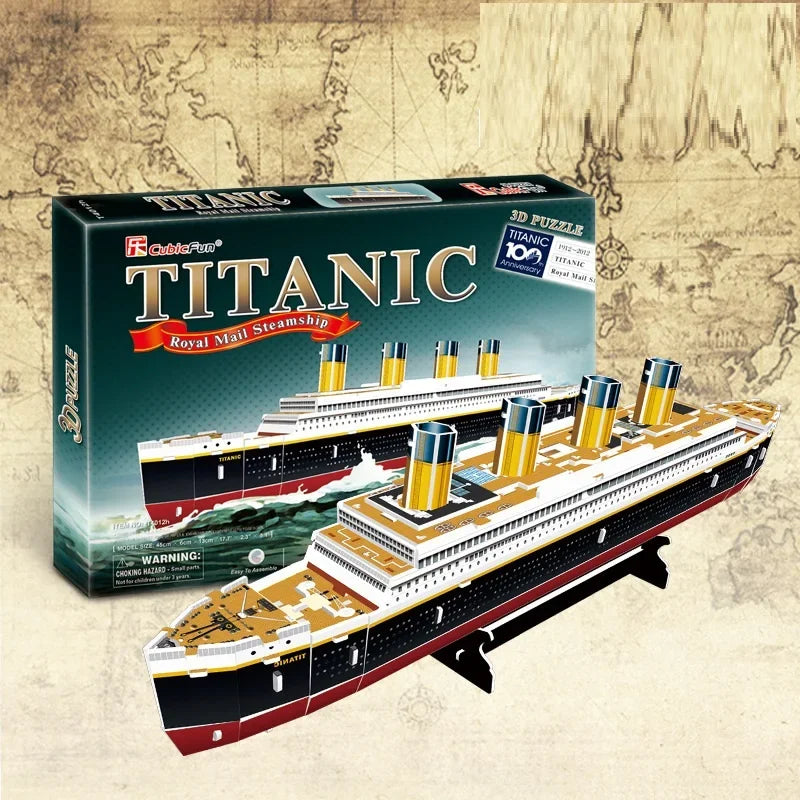 3D Titanic Ship Model Puzzle
