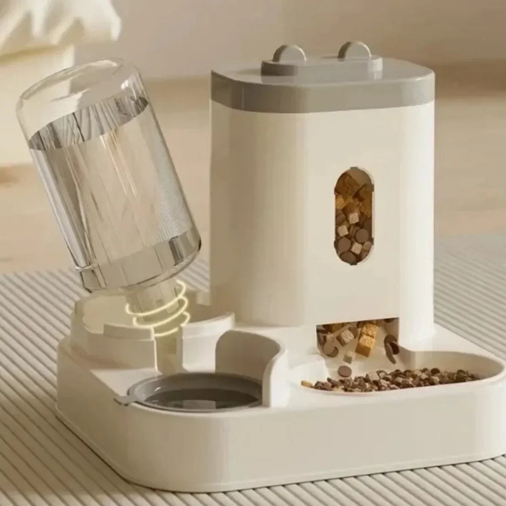 Automatic Dog Feeder: Food & Water Fountain