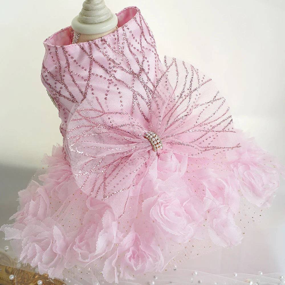 Luxury Designer Dog Bridal Dresses