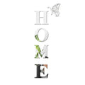 HOME Logo 3D Mirror Wall Entrance Decoration