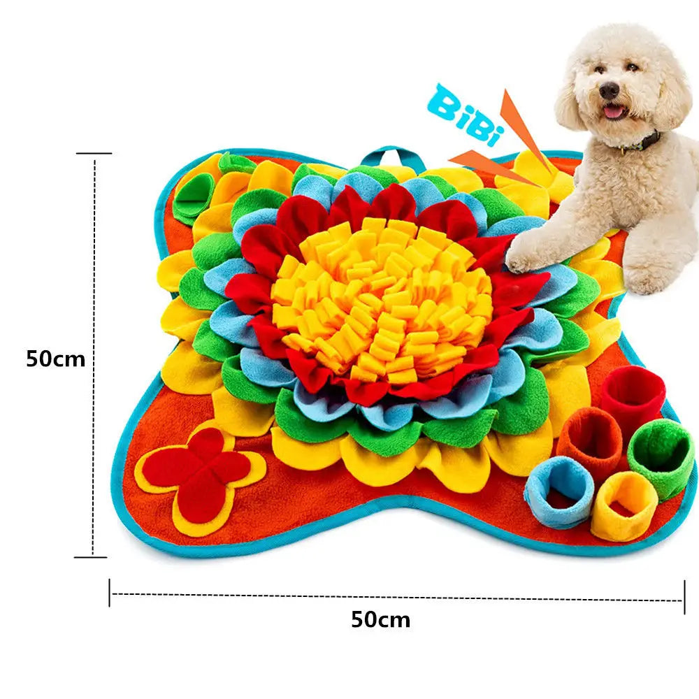 New Dog Sniffing Mat; Hidden Food Blanket