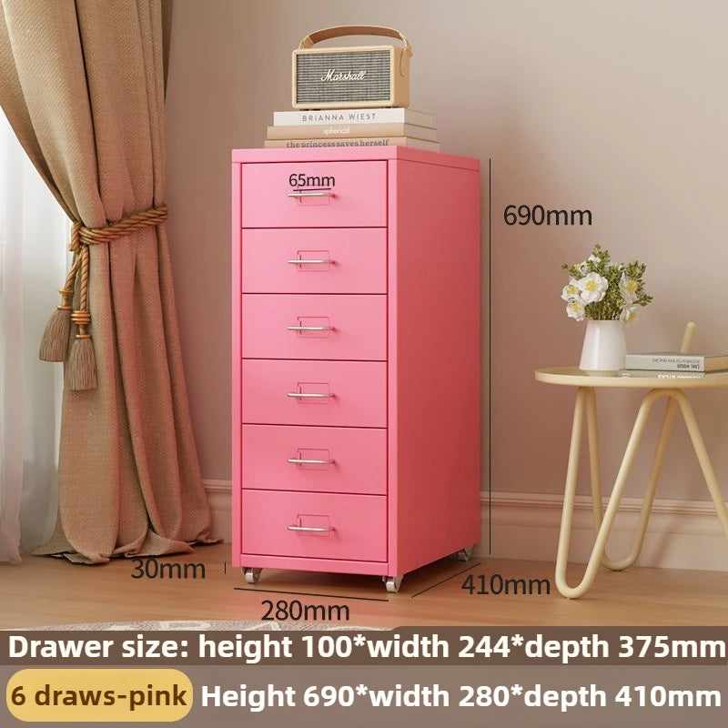 Versatile Storage Cabinet; 3, 5, 6 Drawers; 4 Colors