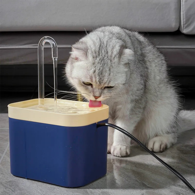 Ultra-Quiet Pet Water Fountain Auto Filter USB Electric