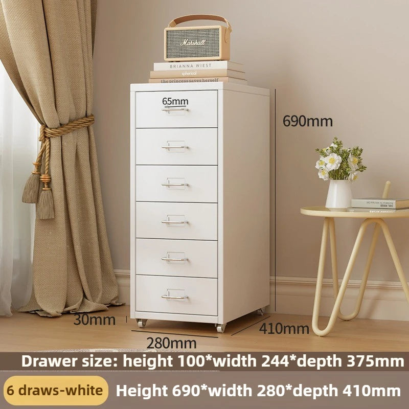 Versatile Storage Cabinet; 3, 5, 6 Drawers; 4 Colors