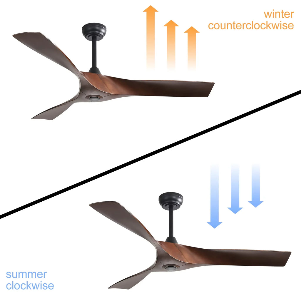 52-inch Ceiling fan, 6-Speed with Remote Control