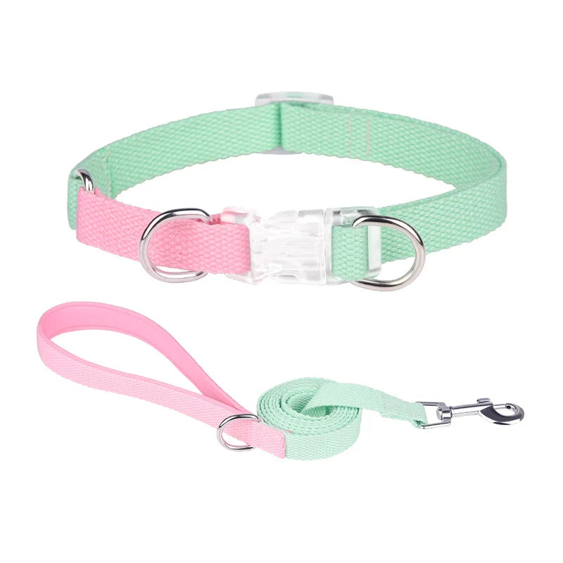 Dog Harness, Leash, Collar Set, No-Pull, Adjustable