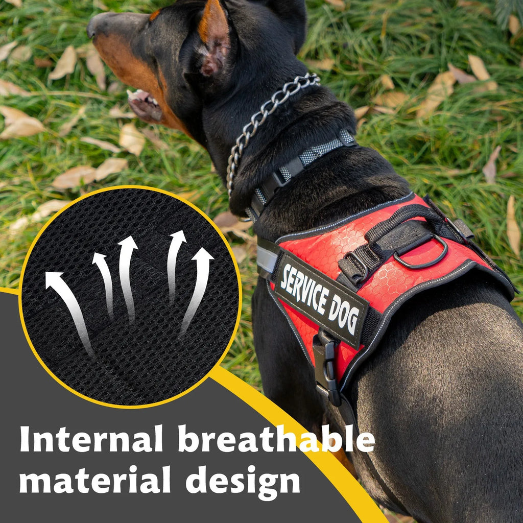Service Dog Vest Harness; Chest Strap
