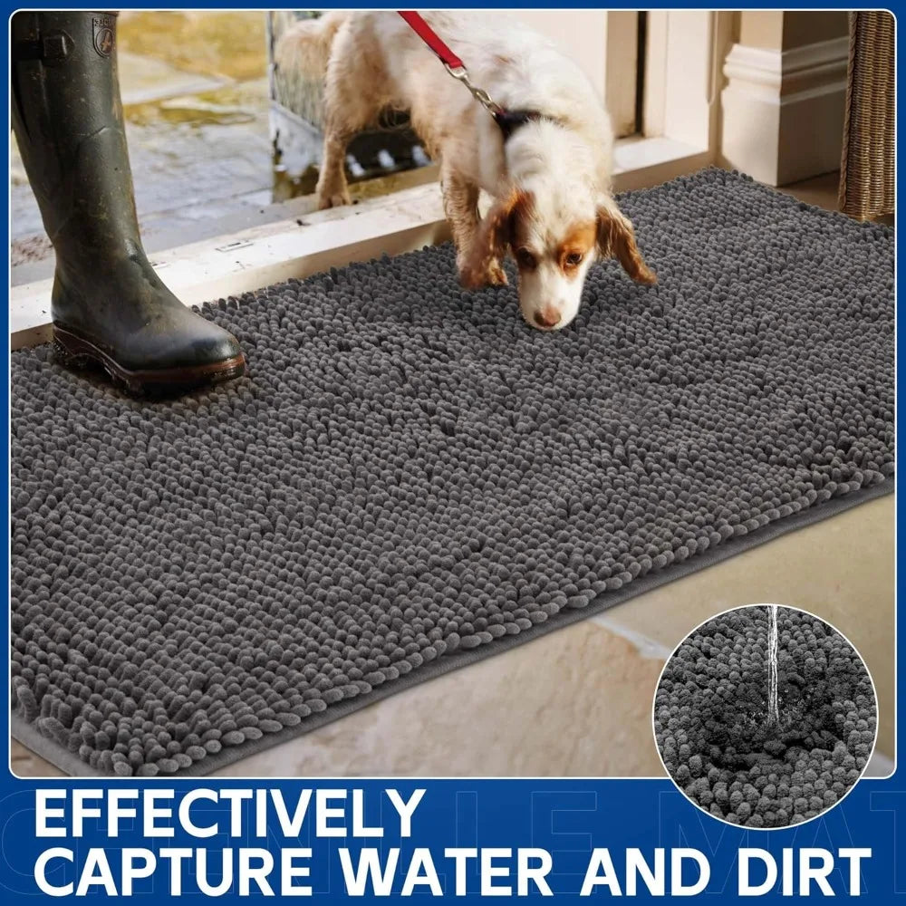 Premium Chenille, Super Absorbent, Washable Mat 96" x 48"