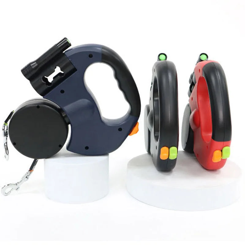 Double Head Automatic Retractable Dog Leash