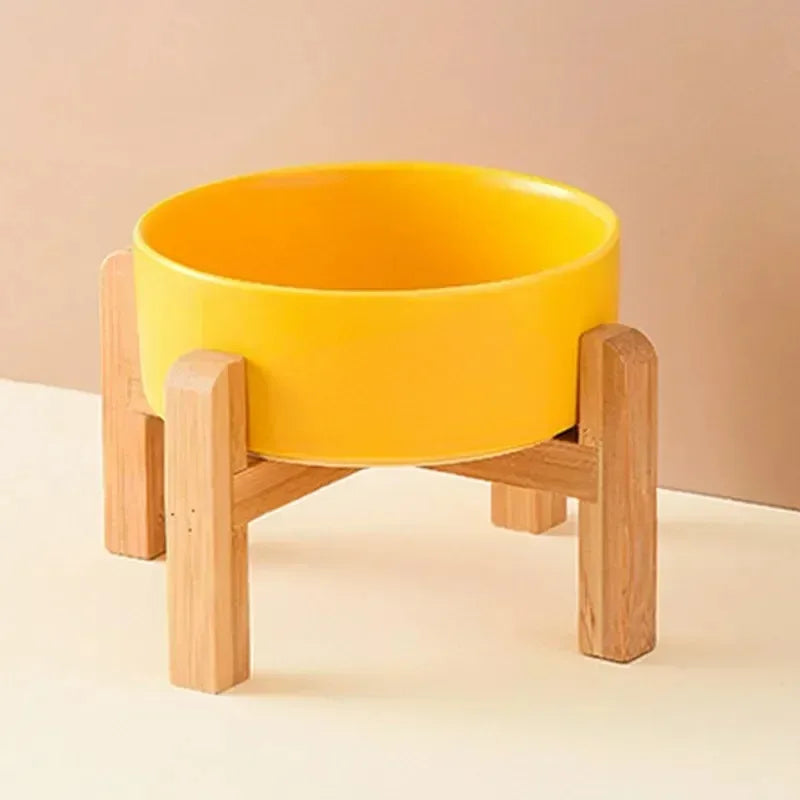 Pet Bowl Ceramic Elevated Food/Water Dish