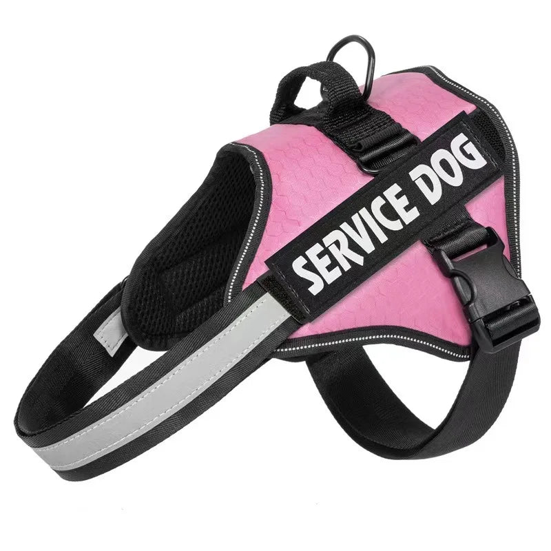 Service Dog Vest Harness; Chest Strap