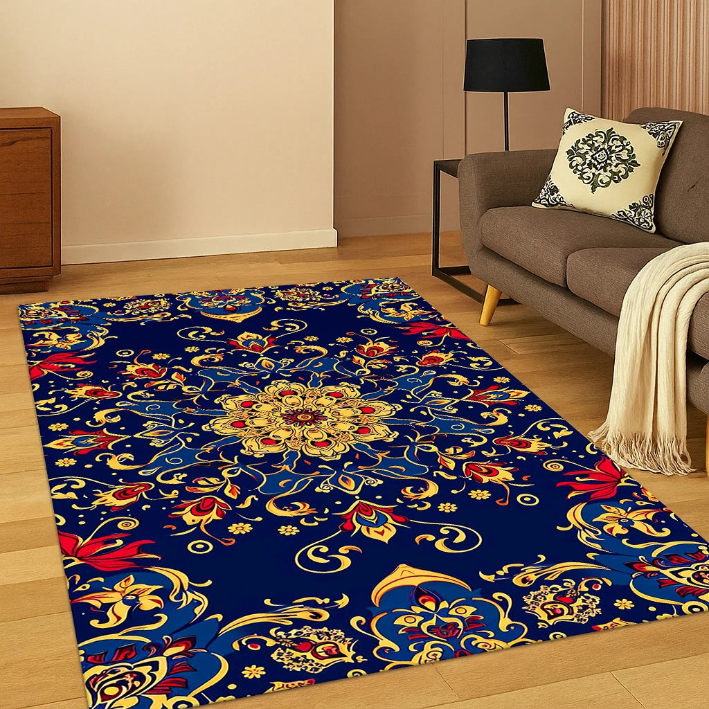 Luxurious Bohemian Geometric Carpet, 6 Styles, 5 Sizes