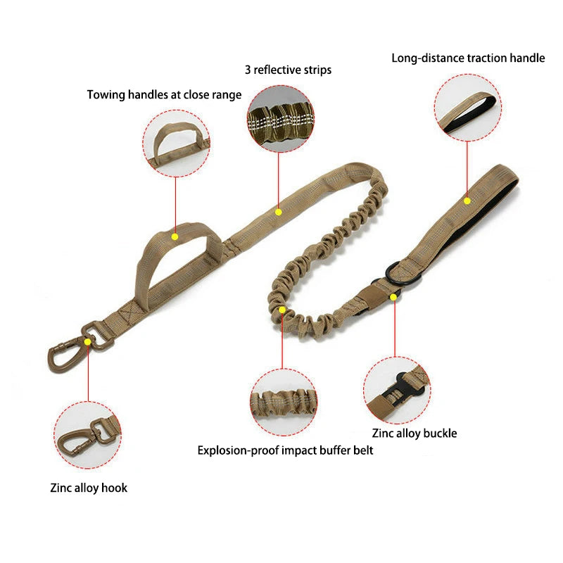 Tactical Training Collar, Leash Set or Separately