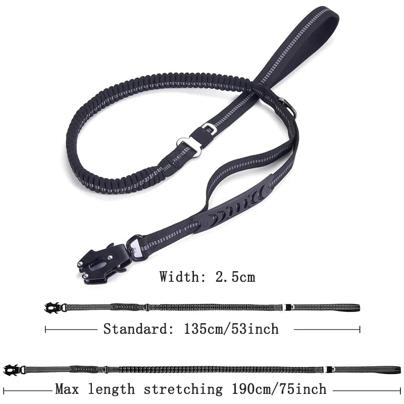 Military-Grade Tactical Dog Collar with Handle