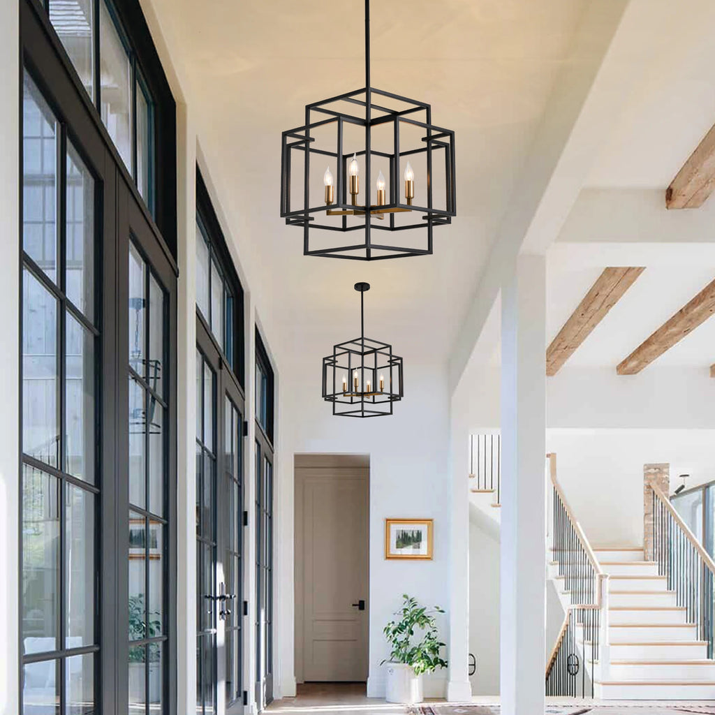 Industrial Farmhouse Style Hanging Chandelier