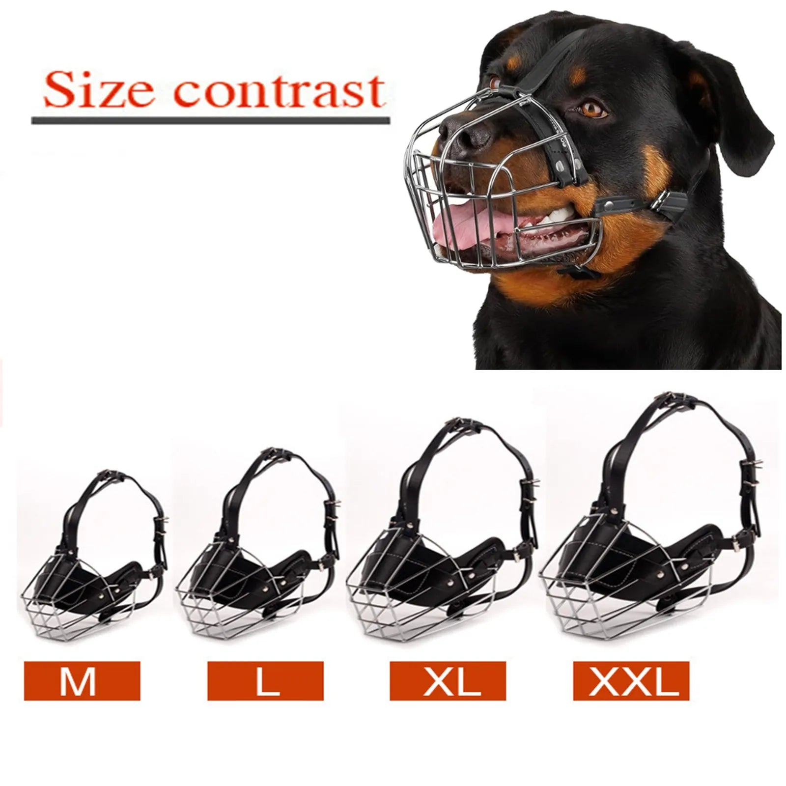 Dog Anti-Biting Mouth Mask Adjustable & Breathable